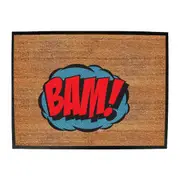 Comic Bam - Funny Novelty Doormat Man Cave Floor mat