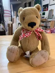 NEW Teddy Bear Charleen Kinser Designs 1993 Fully Adjustable Super Soft 14in