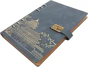 FOMIYES Portable Notebook Removable Pages Lined Journal for Women Planner Notepad Travel Journal Notebook Daily Planner