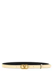 [Valentino Garavani] Valentino Garavani-Vlogo Signature Cinture Bianco-Donna 80cm White