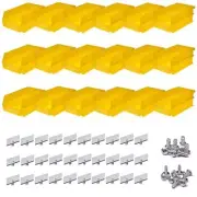Triton Products Shelf Bins and Racks 7-3/8" L X 4-1/8" W X 3" H Yellow