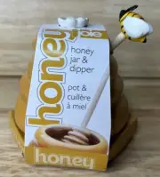 NIB Joie MSC honey jar and dipper new