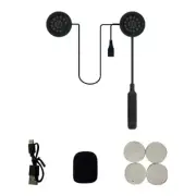 Motorcycle Helmet Earphone Bluetooth 5.3 Type-C -To-Two with Voice Control6466
