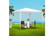 Instahut Gazebo 3x3m Wedding Party Marquee Tent Outdoor Event Camping Canopy Shade White