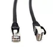 RJ50 10p10c SFTP CAT5 Male-Male Cable with Shielded Connectors Black 30 Meter