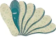 Kaps Aloe Vera and Ultra-Fresh Insoles for Men and Women, Unisex Soft Touch Inserts, Breathable, Anti-slip Insoles for shoes, Cut to Fit Insoles with Odour Busting Technology. 6 Pair Comfort Insoles