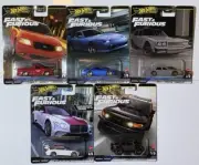 Case H * 5 Car Set Furious * 2024 Hot Wheels Premium Fast & Furious w/ 180SX & F