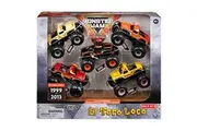 Monster Jam, Evolution Edition El Toro Loco, 5 Exclusive Die-cast Monster Trucks for Kids Ages 3 and Up