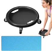 Ab Roller Wheel | 360 Degree Rotating Ab Roller | Core Strengthening Roller, Ab Workout Equipment With Mat, Abdominal Exercise For Home Gym Fitness Equipment