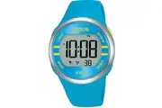 Lorus Chronograph R2341NX9 Grey Dial Blue Silicone Womens Watch