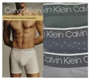 Calvin Klein Men's NP2422O310 Cotton Stretch 3-pack Boxer Brief Size S