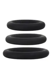 Adam and Eve Stamina 3 Piece Silicone Cock Ring Set