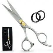 6.5" Hair Cutting Scissors - Japanese Steel Silver, Silver