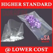 10000 3X3" Clear Flat Open Top Poly Bag 1.5 Mil LDPE Bags Packing Nuts Parts etc