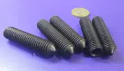 Steel Metric Set Screws, Cone Point, M12 x 1.75 x 50 mm Length, 5 Pieces