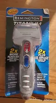 Remington Titanium MSC-140 Men's Shaver Battery Operated NEW SEALED