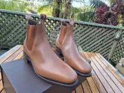 RM Williams Yealing Leather Comfort Craftsman Mens Boots Saddle Brown 10G / 11US