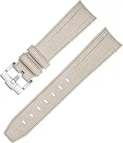 [BKUANE] Rubber Watchband For Omega X Swatch Joint MoonSwatch Constellation Men Women Waterproof Sports 20mm Curved End Watch Strap Band