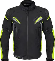 Germot Matrix , textile jacket waterproof , color: Black/Neon-Yellow/Grey , size: XXL