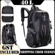 40L Large Hiking Camping Bag Waterproof Backpack Outdoor Travel Luggage Rucksack