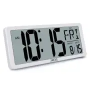 Large Digital Wall Clock Electronic Alarm Clocks for Bedroom Home Decor Count...