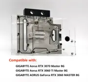 Granzon GPU Water Block For GIGABYTE GeForce AORUS RTX3070/RTX3060Ti MASTER 8G