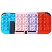 Nintendo Switch Console “Pop It” Stress Relief Case Cover Blue & Pink & Purple & Red