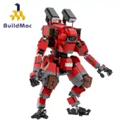 Vanguard-class Mech Model Red Robot Game Figure Collection Building Blocks Toy