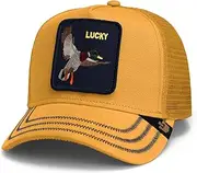 [Goorin Bros.] Duck Canvas Collection Trucker Hat for Men and Women,Gold (Gotta Be Quicker), One Size, Gold (Gotta Be Quicker), One Size