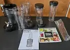 Ninja® Nutri-Blender Plus BN302Q Series 700-Watt Personal Blender w/accessories