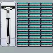 Disposable Razor for Women 3 Blade 36 Refills Razor (1 Handle and 36 Refills)