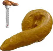 Floating Pool Thermometer Poop, Funny Poop Shape Prank Water Thermometer, Floating Swimming Pool Thermometer, Poop Temperature Meter for Outdoor & Indoor Swimming Pools, Spas, Hot Tubs, Aquariums