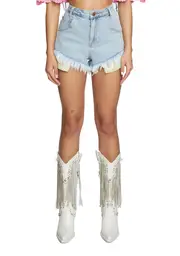 [Sugar Thrillz] Outta Sight Distressed Denim Shorts