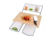 Extensible Bamboo Cutting Board Set