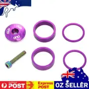 OUO Mountain Bike Stem Top Cap with Screw Fork Ring Headset Cover Spacers Kits