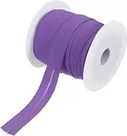 uxcell 3/4 Inch Single Fold Bias Tape Polyester Continuous Bulk Bias Tape Roll for Sewing, Seaming Quilting Hemming Binding Crafts (Purple 25 Yards)