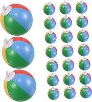 GALPADA Family Fun 24pcs Mini Beach Balls Outdoor Pool Toys for Boys and Girls Safe Fun Play
