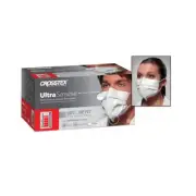 Crosstex Securefit Level 3 White Safety Masks Pack of 50 Earloop Masks