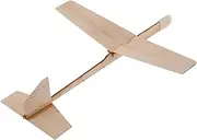 OFFIGAM Wooden Airplane Model Educational Glider Plane Toy for Boys and Girls Hands Skills and Family Bonding for and Science Projects Engaging Wooden Stem Toy