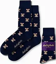 [AUSCUFFLINKS] Cyclist Rider Bike Socks Tour De France Cycling Fan | Work Socks for Him | Bday Present for Her (Cyclist)
