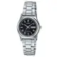 CASIO 時尚簡約日期顯示羅馬時刻不鏽鋼腕錶-黑(LTP-V006D-1B)/25mm