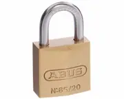 ABUS 65/20 Security Padlock 6520KA1 Brass Keyed Alike
