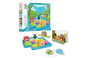 SmartGames Three Little Piggies - Deluxe Cognitive Skill-Building Puzzle Game featuring 48 Playful Challenges for Ages 3+