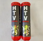 HTV Official Rosbacher ITF Approved Tennis Balls, 4 Balls/Can, 2 Cans & 8 Balls