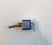 Right Angle Vertical Toggle Switch 13.5mm Lever DPDT On On Apem 5246W