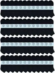 48 Units of Men's King Size No Show Ankle Socks Size 13-16 Black - Big And Tall