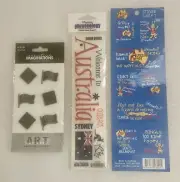 Rub On Transfer Stickers Aussie Lingo Craft Scrapbook Brads Australia Travel
