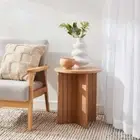 Lyn Side Table Arrange Lamps Magazines Books or Other Decor Items - Lilac