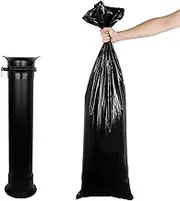 watchget Espresso Knock Box Garbage Bag Commercial Floor Standing Espresso Dump Bin Large Garbage Bags Coffee Shop Accessories 25Pcs