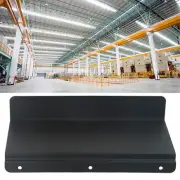 Stylish and Functional Shoe Display Solution Flat Slat Wall Shelf in Black